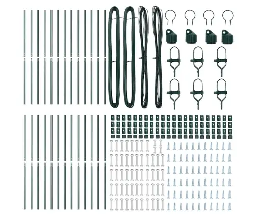 Žoga Stabi 26 Gabali Zaļš Ø32 Mm 200 Cm Cinkots Tērauds Vidaxl