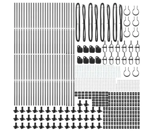 Tvorelės Stulpas 52 Pcs Pilka Dydis: 3,2 X 3,2 X 50 Cm