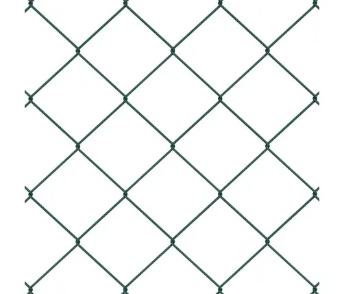 Žoga Stabu Komplekts Zaļa 0.6 X 10 M Cinkots Tērauds Vidaxl