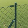 Grandinės Ryšio Tvora Su Stulpais Žalia 1 X 10 M Plienas
