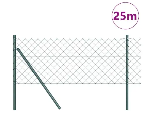 Tvorelės Stulpas Žalia 25 X 0,6 M (60 X 60 Mm Tinklelis)