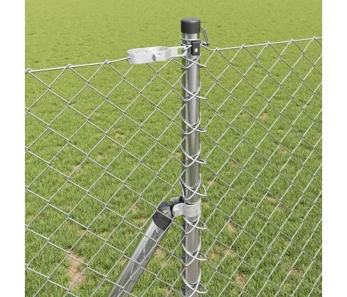 Aiapost Hõbedane 10 X 1 M (40 X 40 Mm Võrk) Teras