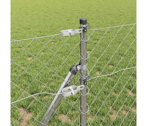 Aiapost Hõbedane 25 X 0,8 M (60 X 60 Mm Võrk) Teras