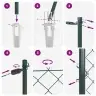 Ahela Link Aed Postidega Roheline 1 X 10 M Teras
