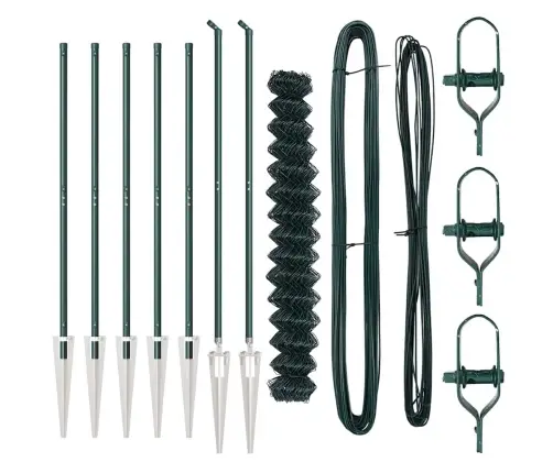 Aiapost Roheline 10 X 1,5 M (40 X 40 Mm Mesh) Terased Ja Pvc