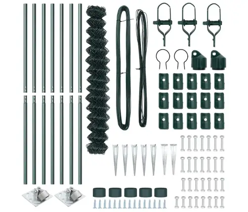 Aiapost Roheline 10 X 1,5 M (40 X 40 Mm Mesh) Terased Ja Pvc