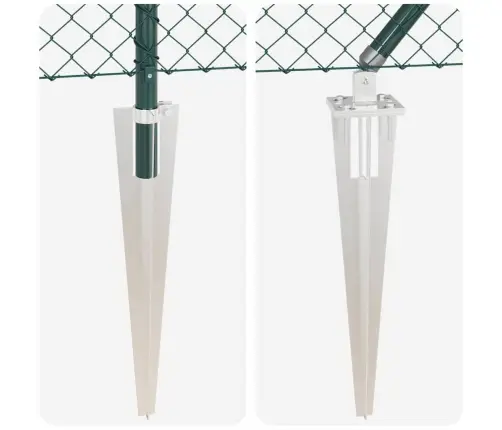 Ahela Link Aed Postidega Roheline 0.6 X 25 M Teras