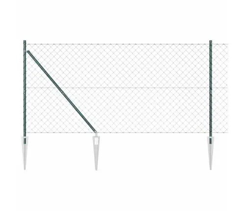 Žoga Stabu Komplekts Zaļa 1.4 X 25 M Vidaxl