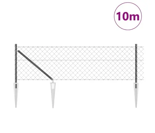 Tvorelės Stulpas Pilka 10 X 0,6 M (60 X 60 Mm Tinklelis)