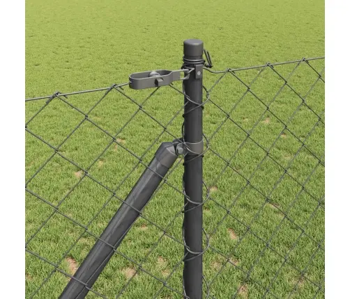 Grandinės Ryšio Tvora Su Stulpais Pilka 1.4 X 25 M Plienas