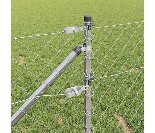 Tvorelės Stulpas Sidabro 25 X 0,8 M (60 X 60 Mm Tinklas)