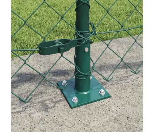 Aiapost Roheline 25 X 0,6 M (60 X 60 Mm Võrk) Terased Ja Pvc