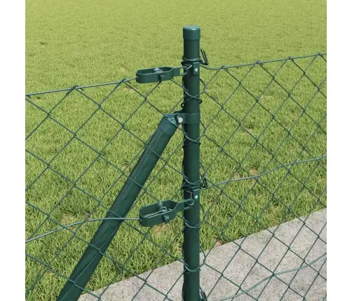 Aiapost Roheline 25 X 0,6 M (60 X 60 Mm Võrk) Terased Ja Pvc