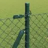 Žoga Stabu Komplekts Sudraba 1 X 25 M Cinkots Tērauds Vidaxl