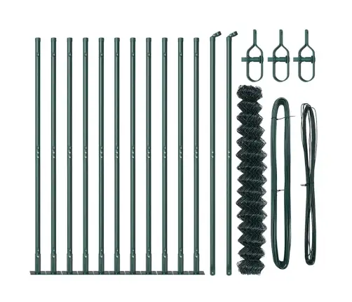 Žoga Stabu Komplekts Sudraba Lieli Cinkots Tērauds Vidaxl