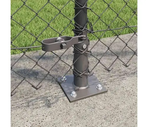 Žoga Stabu Komplekts Sudraba Standarta Cinkots Tērauds Vidaxl