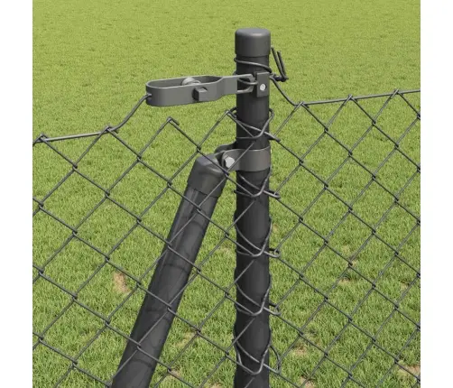 Žoga Stabu Komplekts Sudraba Standarta Cinkots Tērauds Vidaxl