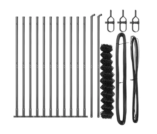 Žoga Stabu Komplekts Sudraba Lieli Cinkots Tērauds Vidaxl