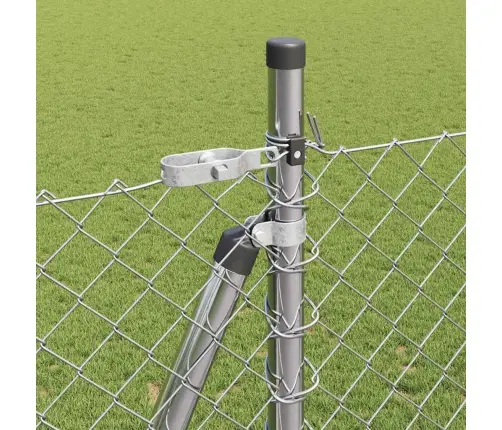 Aiapost Hõbedane 10 X 1,5 M (40 X 40 Mm Mesh) Teras