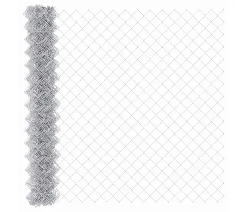 Aiapost Hõbedane 10 X 1,5 M (40 X 40 Mm Mesh) Teras