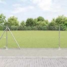Ahela Link Aed Postidega Hõbedane 0.8 X 25 M Teras