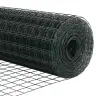 Tvora Su Stulpais Žalia 1 X 10 M Plienas Ir Pvc