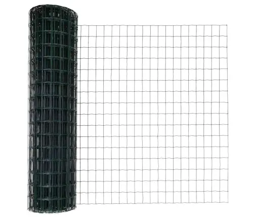 Vidaxl Eiro Žogs Ar 7 Stabiem 1.2X10 M Galvanizēts Tērauds Zaļš