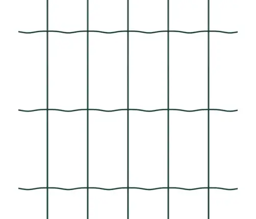 Eiropas Žogs Ar 7 Stabiem 1X10 M Galvanizēta Tērauda Zaļš Vidaxl