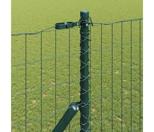 Tvora Su Stulpais Žalia 1,5 X 10 M Plienas Ir Pvc