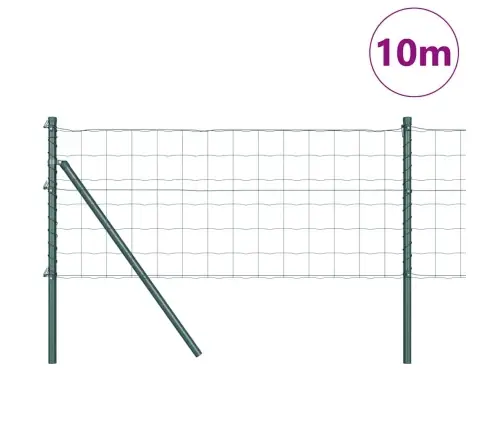 Tvora Su Stulpais Žalia 0.8 X 10 M Plienas