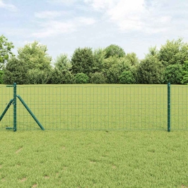 Žogs Ar Stabiem. Zaļa 0.6 X 25 M Tērauds Vidaxl