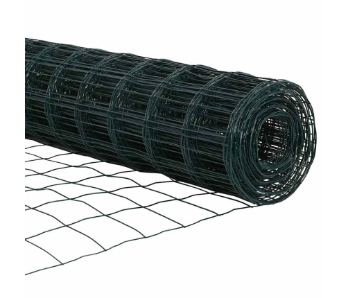 Tvora Su Stulpais Žalia 0.6 X 50 M Plienas