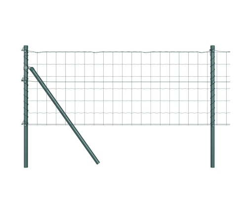Tvora Su Stulpais Žalia 0.6 X 50 M Plienas