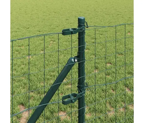 Eiropas Žogs Ar 7 Stabiem 0.4X10 M Cinkota Tērauda Zaļs Vidaxl