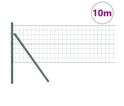 Tvora Su Stulpais Žalia 0.6 X 10 M Plienas