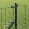 Eiropas Žogs Ar 7 Stabiem 1.2X10 M Cinkota Tērauda Zaļais Vidaxl