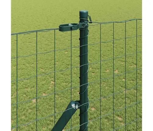 Euro Žogs Ar 7 Stabiem 1.6X10 M Cinkots Tērauds Zaļš Vidaxl