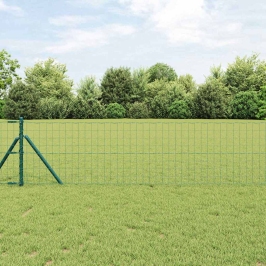 Žogs Ar Stabiem. Zaļa 0.6 X 25 M Tērauds Vidaxl