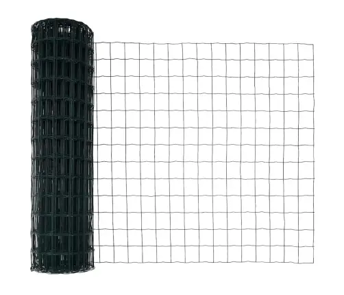 Eiro Žogs Ar 13 Balstiem 1X25 M Cinkots Tērauds Zaļš Vidaxl