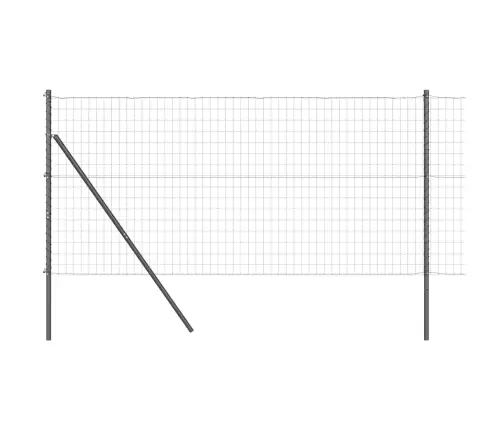 Eiro Žogs Ar 7 Stabiem 1.2X10 M Cinkota Tērauda Pelēks Vidaxl