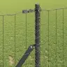 Eiropas Žogs Ar 7 Stabiem 1.2X10 M Cinkots Tērauds Pelēks Vidaxl