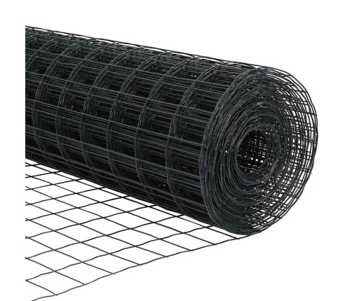 Tvora Su Stulpais Pilka 0.6 X 25 M Plienas
