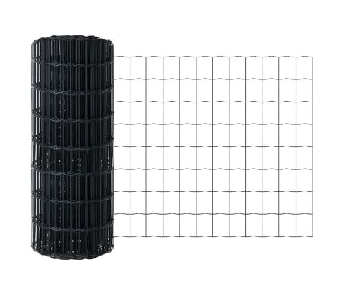 Tvora Su Stulpais Pilka 0.6 X 25 M Plienas