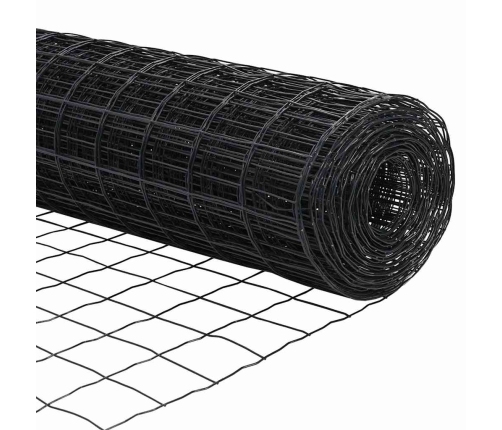 Euro Žogs Ar 7 Stabiem 1.5X10 M Cinkots Tērauds Pelēks Vidaxl