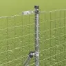 Aed Koos Postidega Hõbedane 1.5 X 10 M Teras