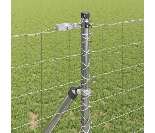 Eiropas Žogs Ar 7 Stabiem 1X10 M Cinkots Tērauds Vidaxl