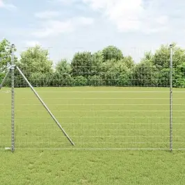 Žogs Ar Stabiem. Sudraba 1.5 X 10 M Tērauds Vidaxl
