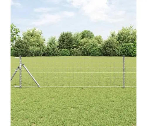 Eiropas Žogs Ar 7 Stabiem 0.6X10 M Cinkots Tērauds Vidaxl