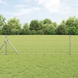 Žogs Ar Stabiem. Sudraba 0.8 X 10 M Tērauds Vidaxl