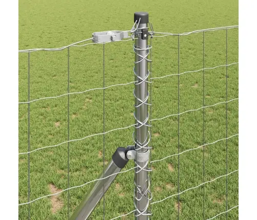 Aed Koos Postidega Hõbedane 1.2 X 10 M Teras Aed Koos Postidega Hõbedane 1.2 X 10 M Teras